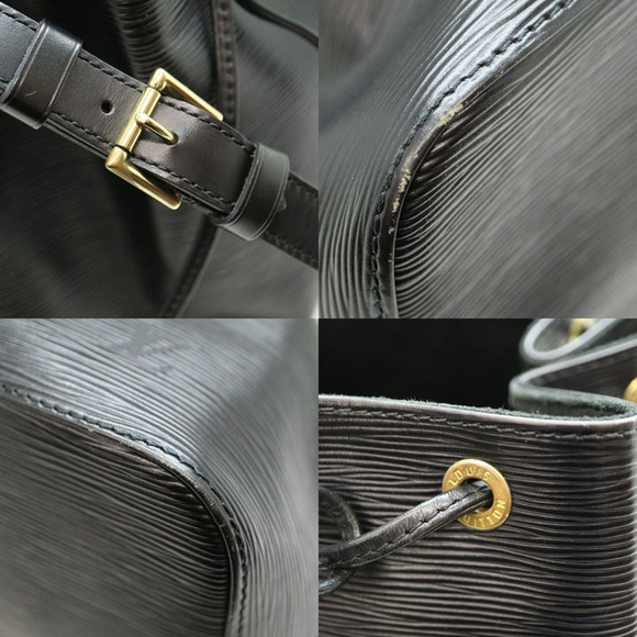 Louis Vuitton Noe Epi Leather Shoulder Bag Noir Black - Picture 7 of 9